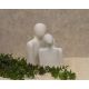 DEKOR DOM Dekorativna figura Lovers, bela - 024358
