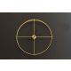 DEKOR DOM Zidni sat 94cm, Metal gold - 024260