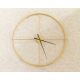 DEKOR DOM Zidni sat 94cm, Metal gold - 024260