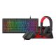 Combo Tastatura + miš + slušalice + podloga Redragon K515-RGB 4 in 1 Gaming Black - EP2443781