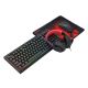 Combo Tastatura + miš + slušalice + podloga Redragon K515-RGB 4 in 1 Gaming Black - EP2443781