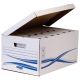 FELLOWES Kutija arhivska-kontejner za arhivske kutije s poklopom Basic Maxi pk10 Fellowes 4460502 belo-plava - 000013993