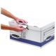 FELLOWES  Arhivska kutija za registratore sa fiksnim poklopcem Maxi 1141501 belo-plava - 000016911