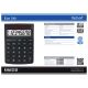 REBELL Kalkulator komercijalni  8mesta RE-ECO310 BX crni - EP2981106