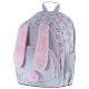 ASTRABAG Ranac đački anatomski 3zipa 1džep AB340 Honeybunny 502023076 sivo-roze - EP3021815