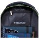 HEAD Ranac đački anatomski 3zipa AB330 Skate Lifestyle 24.502024037 crno-zeleni - EP2981238