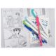 ZEBRA Set Manga Give me a bite (roler Sarasa Clip pk2+flomaster obostrani Mildliner pk3) 56536 - EP2870510