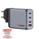 VERBATIM Punjač USB 4u1 100W GaN 32202 crni blister - EP3012846