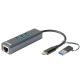 D-LINK USB flash 3.0 Hub + USB flash-C adapter DUB-2332 - 0001295891