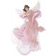 ENA Novogodišnji dekorativni anđeo 40cm, roze - 24865-1