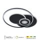 FORMA LED plafonska lampa 36W 3000K,4000K,6400K F2103-36C BK - EP2927414
