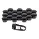 LAMPA ACCESSORIES Set plastičnih poklopaca za šrafove točka 20kom 17mm crni - 02248
