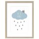 DEKOR DOM Slika sa ramom Kids 27x37cm Cloud Blue - 022879