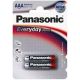PANASONIC Baterije LR03EPS/2BP-AAA Alkalne Everyday, 2 kom - 02390301
