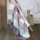 DEKOR DOM Ćebe ACRYLIC PLUS 150x200 - 24106-B - Pink/Blue Square - 024957