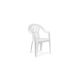 GREEN BAY Baštenska plastična stolica Kona - bela - 029086
