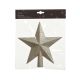 DEKOR DOM Novogodišnji vrh za jelku 19cm Zvezda 029547 - 043328