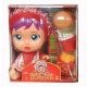 UCAR OYUNCAK Lutka sa dodacima Funny baby burger - 03-07-G