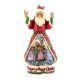 JIM SHORE Wish You Merry Xmas Santa Hanging Ornament Figure - 031716