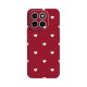 Maska za Honor X6c Burgundy Hearts Silikonska Print Skin - EP2811190