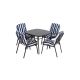 Green Bay Baštenski set sto + 4 stolice sa jastucima – Veneto - 037984
