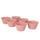 DEKOR DOM Modla za mafine EASY BAKE 9x5cm 6kom - Pink - HML - 040468