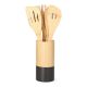 DEKOR DOM Kuhinjski set BAMBOO 5kom - Black - HML - EP2880642