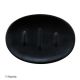 DEKOR DOM Posuda za sapun 12cm Jupiter, crna - 040475