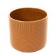DEKOR DOM Saksija LOA COVER 15x13cm - Mustard - HML - 040503