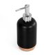 DEKOR DOM Dozer za sapun 0.38l Jupiter, crna - 040514