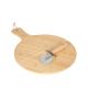 DEKOR DOM Daska za sečenje Pizze sa nožem 45x32cm Bambou - 042304-1