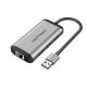 USB 3.0 Hub sa 3 ulaza USB3.0 i Gigabit Ethernet ulazom - Sivi - 043725