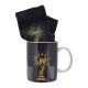 PALADONE FIFA Mug & Socks Black/Gold - 049726