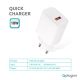 Kucni Punjac Pluginn AJ-18 QC3.0 18W sa lightning kablom beli CE - EP2796106