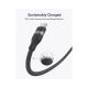 ANKER USB tip-C kabl M/M 0.9m, za Super brzo punjenje 240W/480Mbps, pleteni, crni - EP3262835