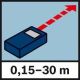 BOSCH Laserski daljinomer GLM 30, 30m - 0601072500