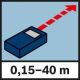 BOSCH Laserski daljinomer GLM 40 , 40m - 0601072900