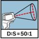 BOSCH Termo detektor GIS 1000 C Solo , -40 do +1000°C, u L-Boxx-u, bez baterija i punjača - 0601083308