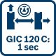 BOSCH Akumulatorska inspekciona kamera GIC 120 C Solo, sa Bluetooth funkcijom, bez baterija i punjača - 0601241208