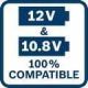 BOSCH Akumulatorska vibraciona bušilica - odvrtač GSB 12V-30 , 2x2,0Ah - 06019G9100