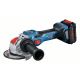 BOSCH Aku ugaona brusilica BITURBO X-LOCK GWX 18V-15 SC, SOLO u L-BOXX 136 sa štitnikom, Bluetooth - 06019H6500