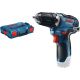 BOSCH Akumulatorska bušilica - odvrtač GSR 12V-35 + L-Boxx, 06019H8001, bez baterije i punjača - 06019H8001