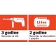 BOSCH Akumulatorska ugaona brusilica GWS 180-Li, 2x4.0Ah - 06019H9021