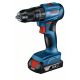BOSCH Aku vibraciona bušilica-odvrtač GSB 185-LI, 1x2,0Ah + 23-delni set pribora u koferu - 06019K3102