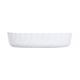 LUMINARC Oval 22cm Trianon, bela - P4017