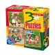D-TOYS Puzzle 3u1 Bajke 07 - 6, 9, 16 delova - 07-50922-07