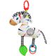 AMEK TOYS Zebra sa zvečkom na kačenje - 090656