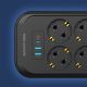 LDNIO Produzni kabl SE6403C 6 uticnica 2X USB,2X PD 2m crni - EP3169590