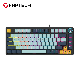 FANTECH Gejmerska tastatura MK875 Atom 81 SkyBlue Red switch - 216761