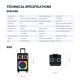 Bluetooth zvučnik Fantech NP03 NeraParty crni - EP3232443